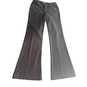 Jones New York Thompson Street Mid Rise Flare Jeans Size 4 Black Denim